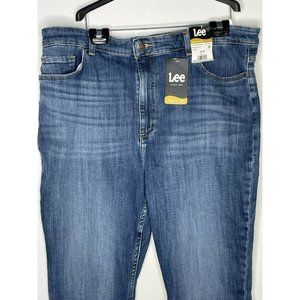 Lee Heritage Jeans Womens Size 20 High Rise Straight Leg Size 20M NWT